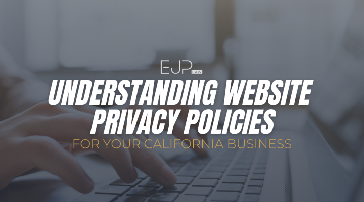 Website Privacy Policies For Businesses in California
